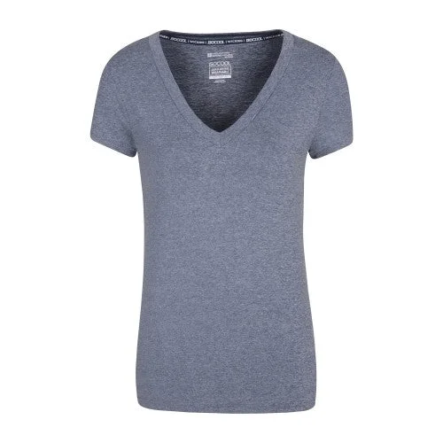 Mountain Warehouse Womens/Ladies Vitality V Neck T-Shirt Polka Dot Checkered Tartan