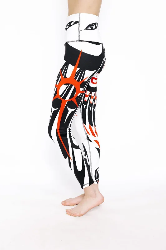 NoMiNoU Roy Henry Vicker Raven Star Leggings. Trendy Adjustable Waist Leggings