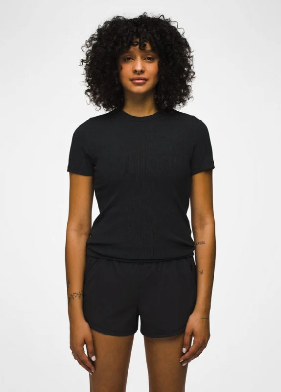 prAna - Women's Foundation Rib Tee Basic T-Shirt Crew Neck Short Sleeve