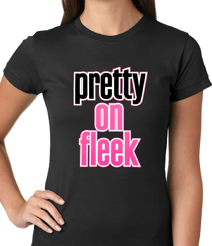 Pretty on Fleek Ladies T-shirt Chenille Fabric Brocade Fabric Lace Fabric