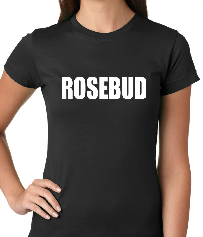 Rosebud Ladies T-shirt Notch Collar Peter Pan Collar Cowl Neck