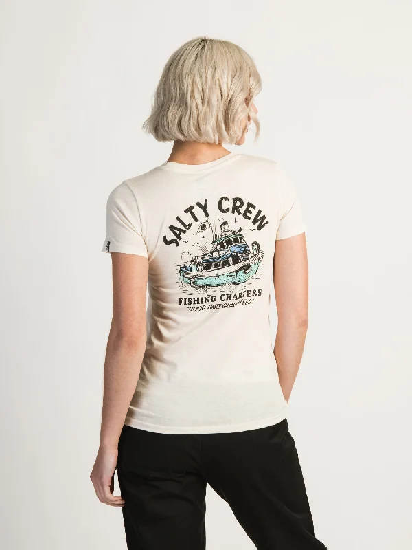 SALTY CREW CHARTER CLASSIC T-SHIRT Zippered Buttoned Snapped