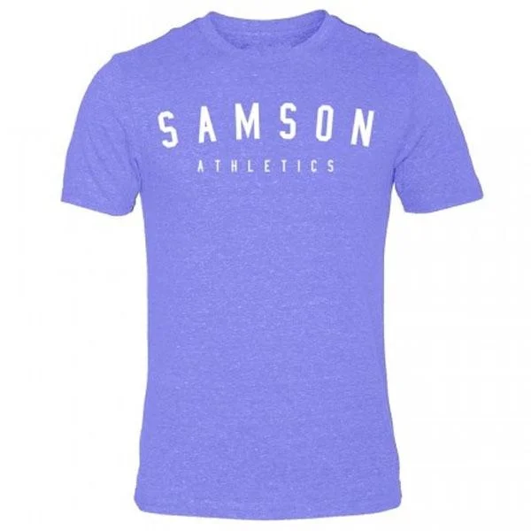 Samson Athletics Classic Signature Light Blue Triblend Tee Satin Blend Silk Blend Wool Blend