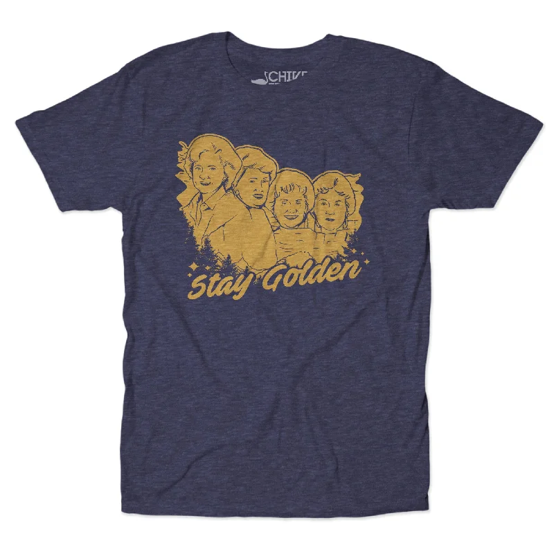 Stay Golden Unisex Tee Real Fur Shearling Chenille
