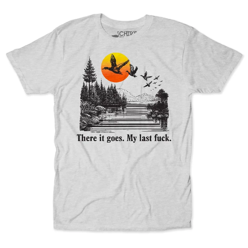 There It Goes Unisex Tee Iron Safe Non-Iron Wrinkle Free