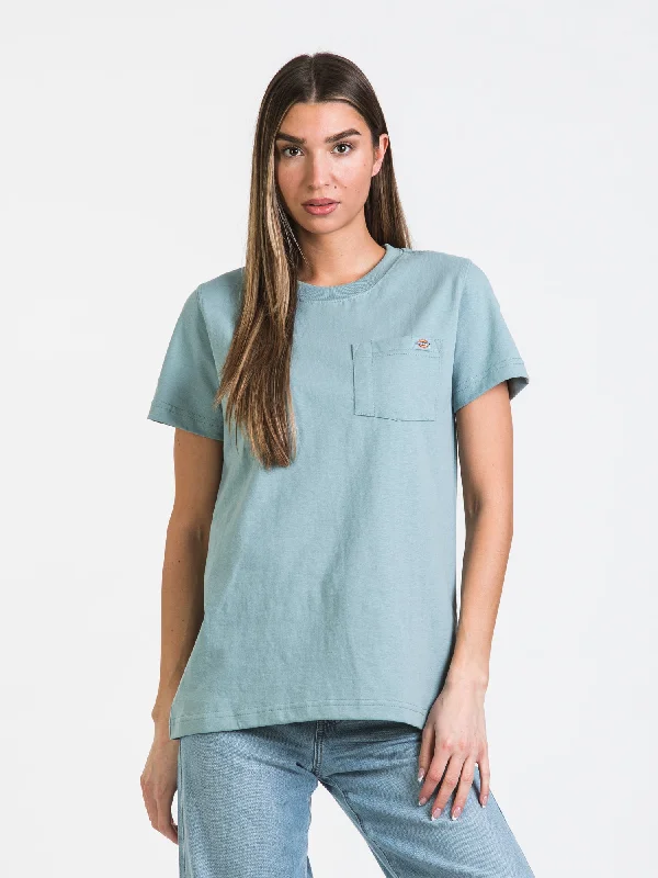 DICKIES HEAVYWEIGHT SHORT SLEEVE POCKET T-SHIRT - CLEARANCE Real Fur Shearling Chenille