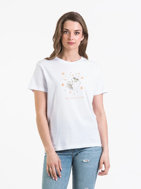 TENTREE MOTHER EARTH T-SHIRT - CLEARANCE V-Neck T-Shirt Long Sleeve Cotton