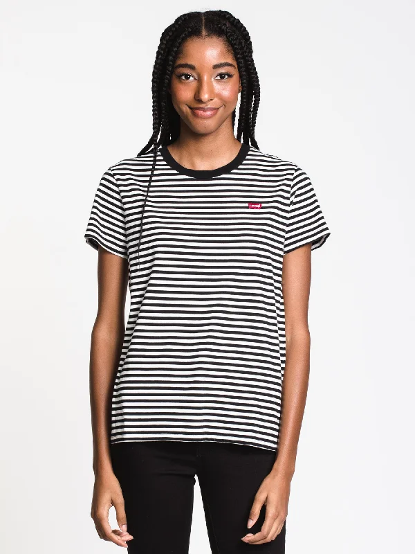 LEVIS RAITA STRIPE PERFECT TEE  - CLEARANCE Polka Dot Checkered Tartan