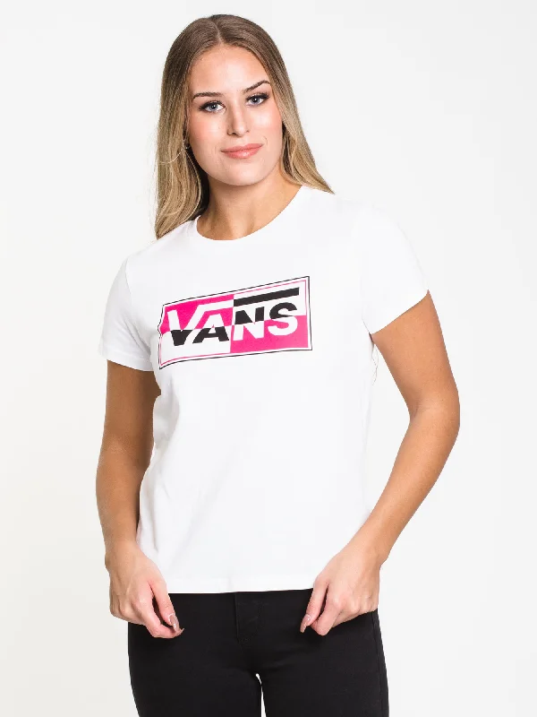 VANS SPLITBACK T-SHIRT  - CLEARANCE Sequined Glittery Shiny