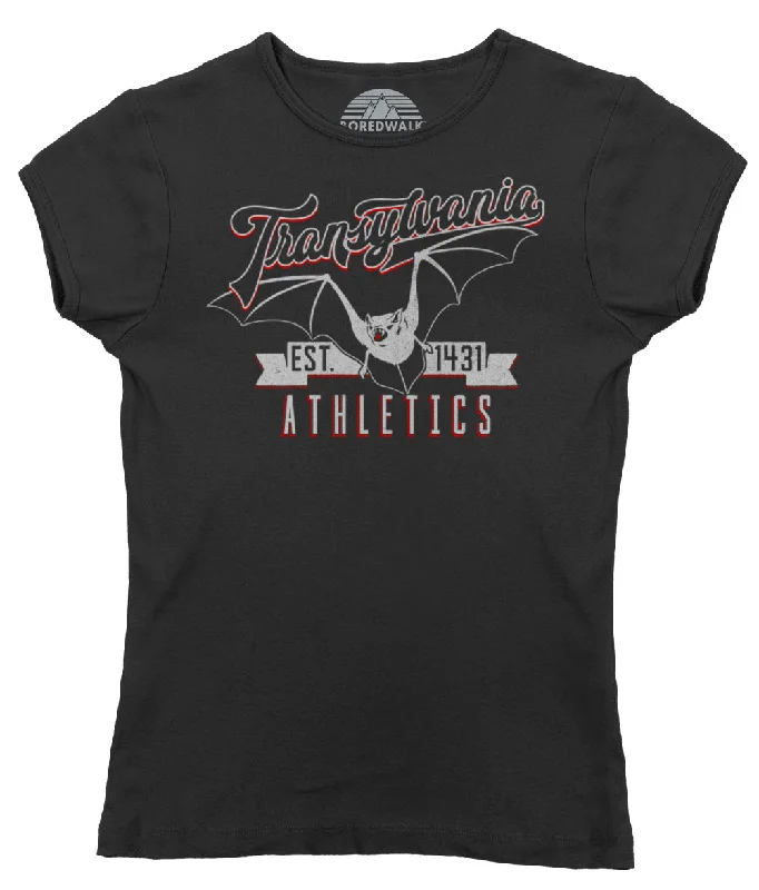 Women's Transylvania Athletics T-Shirt Anti-Pilling Machine Wash Handmade