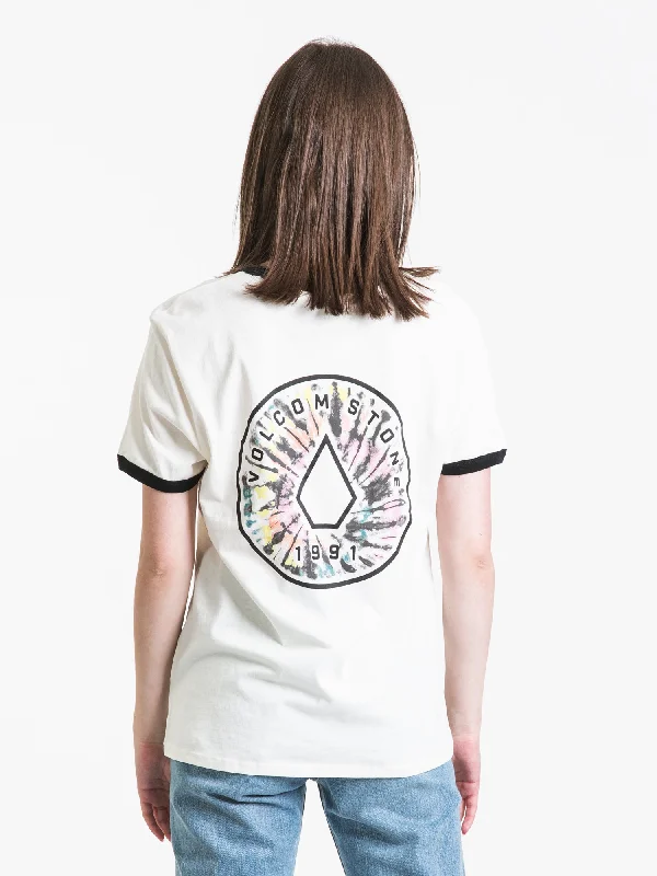 VOLCOM TRULY RINGER T-SHIRT - CLEARANCE Embroidered Appliqued Beaded
