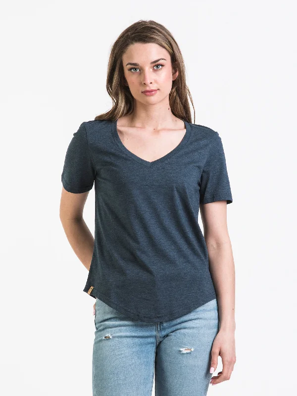TENTREE VNECK T-SHIRT - CLEARANCE Ribbed T-Shirt High Neck Heavyweight