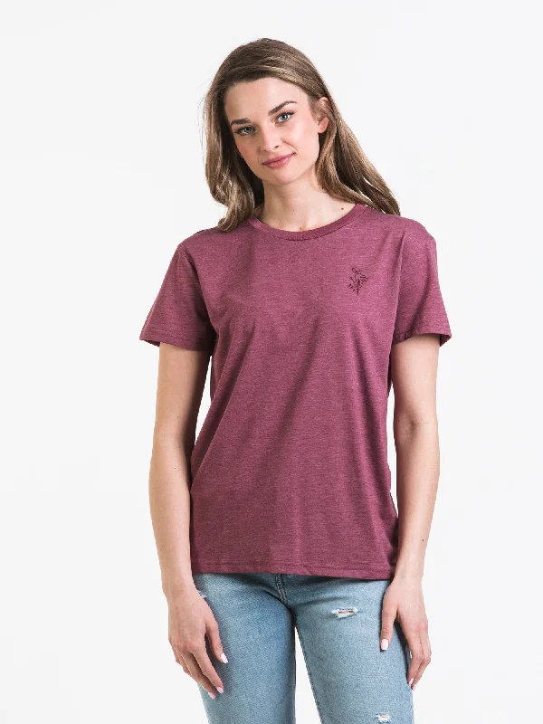 TENTREE WILDFLOWER EMBROIDERED T-SHIRT - CLEARANCE Hooded Caped Shawl Collar