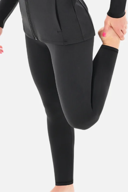 Black Yoga Fit Leggings Fashionable Sports Leggings