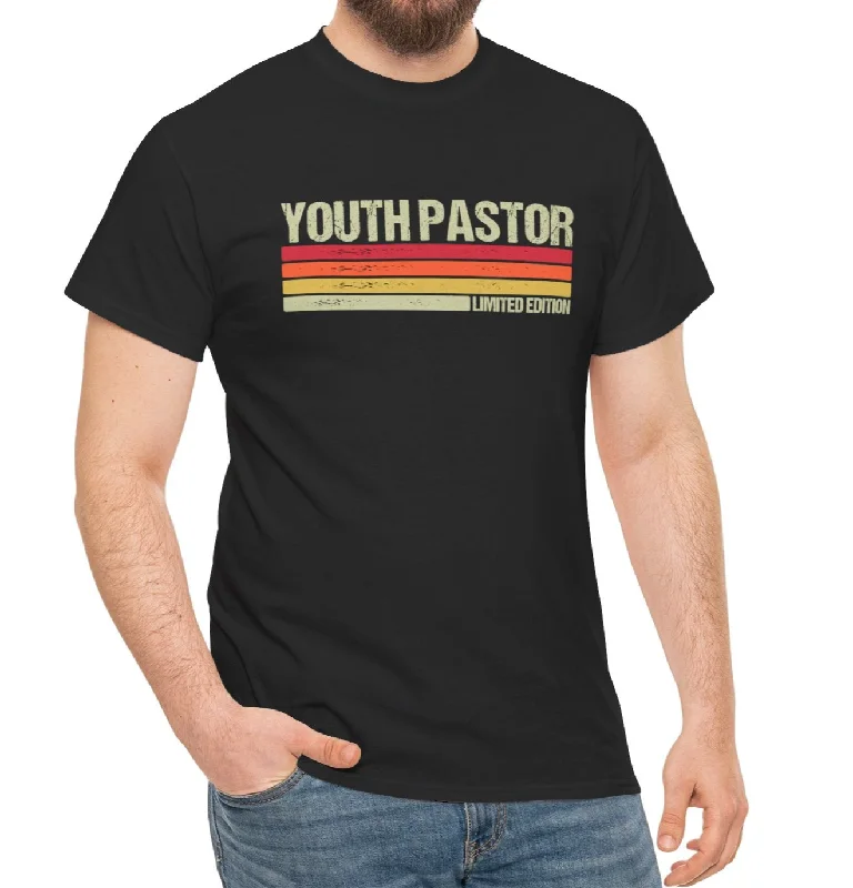 Youth Pastor Tee Beaded Sequined Faux Fur