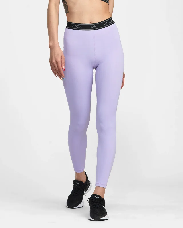 Base Workout Leggings - Lavender Fashionable Quick-Dry Yoga Pants