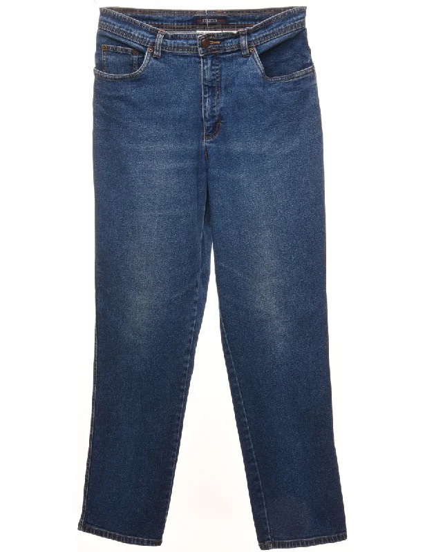 Bill Blass Tapered Jeans - W30 L30 Chic Cropped Jeans