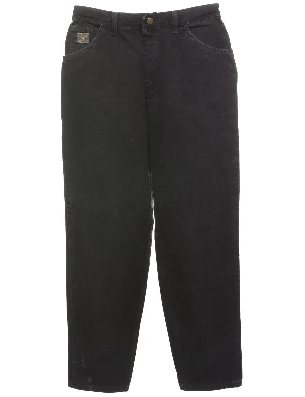 Black Wrangler Jeans - W28 L28 Cozy Relaxed Fit Denim Jeans