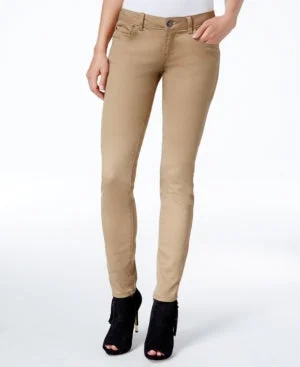 Celebrity Pink Jeans Skinny Jeans, Khaki Wash Fashionable Distressed Jeans