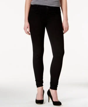 Celebrity Pink Juniors' Dawson Skinny Jeans Classic Black Denim Jeans