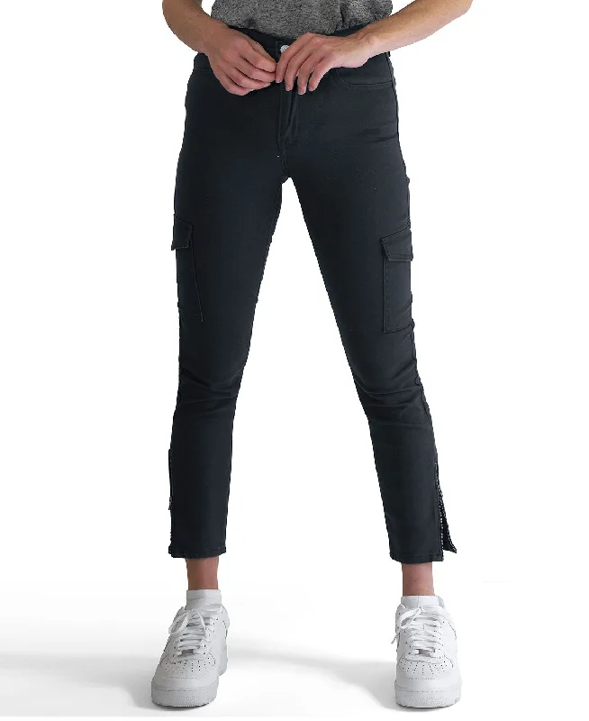 Levi's 721 Slim-fit Cargo Ankle Jeans Defined Twill Caviar Trendy Button-Up High-Waist Jeans