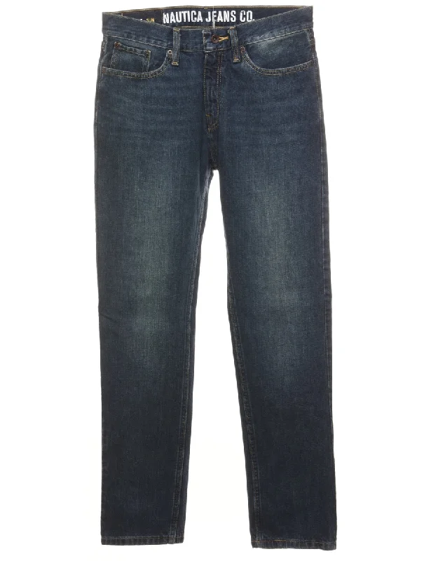 Nautica Tapered Jeans - W30 L32 Trendy Acid Wash Skinny Jeans