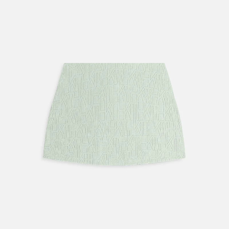 Kith Women Vera Monogram Towel Skirt - Mosser lace skirt feminine