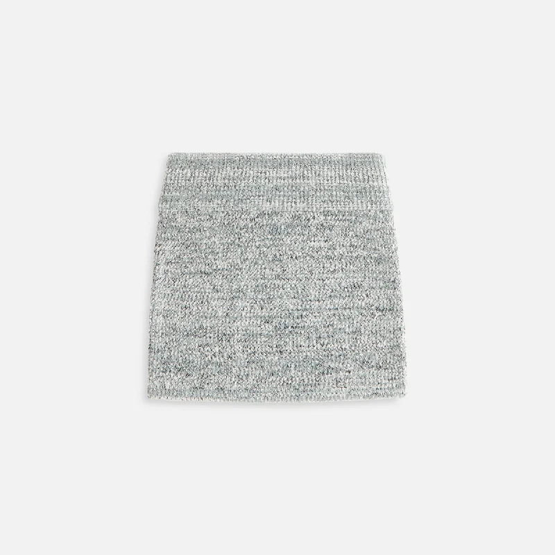 Kith Women Arys Chenille Mini Skirt - Darner cashmere skirt rich