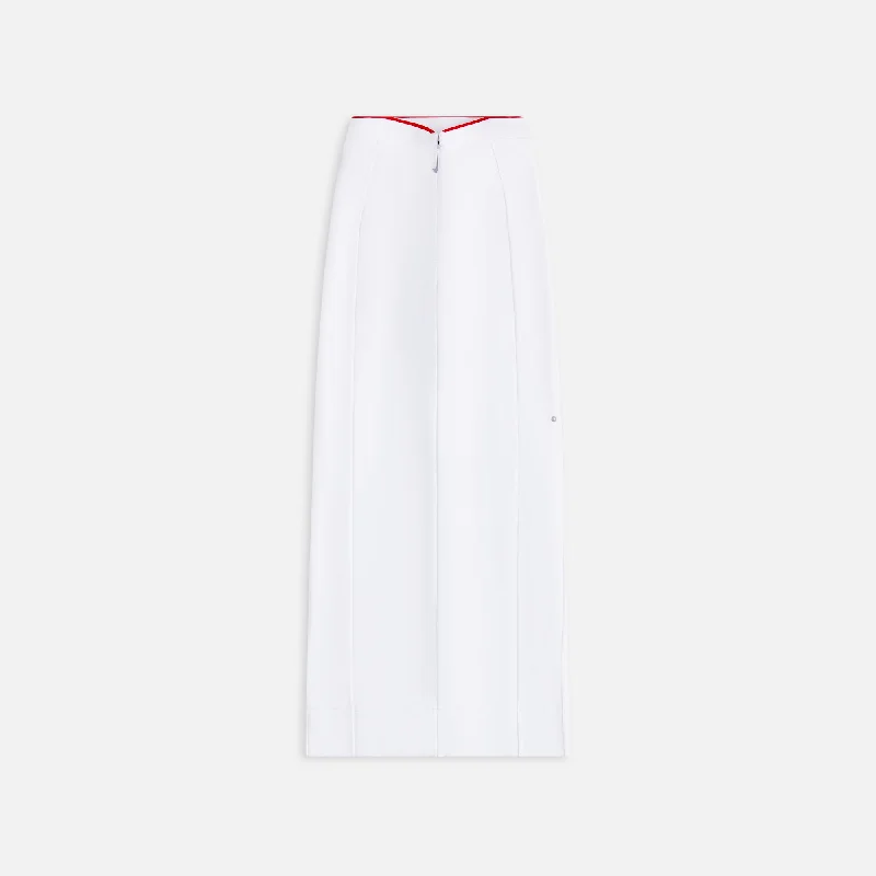 Nike x Jacquemus Long Skirt - White / University Red lace skirt romantic