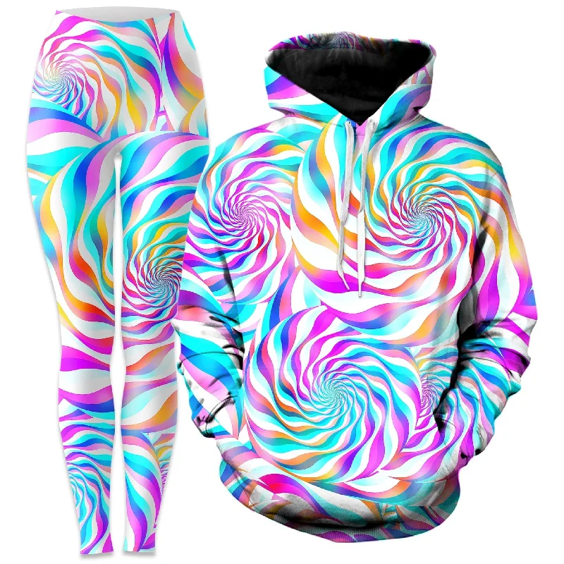 Cloud Surfing Hoodie and Leggings Combo Comfortable Plus Size Leggings