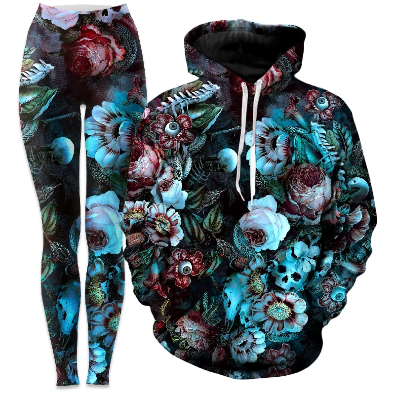 Eyes Of Darkness Hoodie and Leggings Combo Fashionable Smooth Fit Leggings