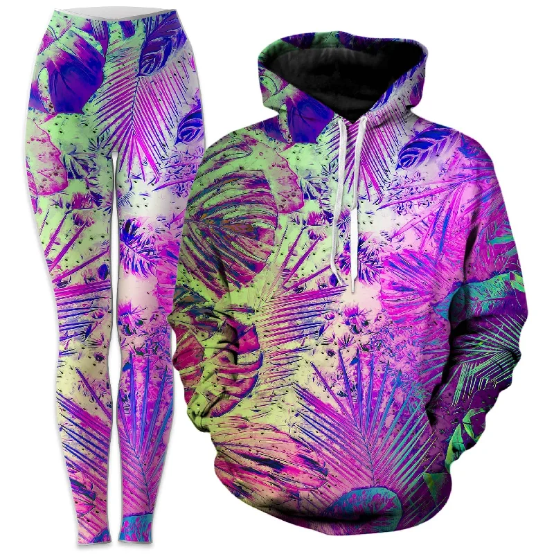 Junglist Holo Hoodie and Leggings Combo Comfortable Slim Fit Leggings