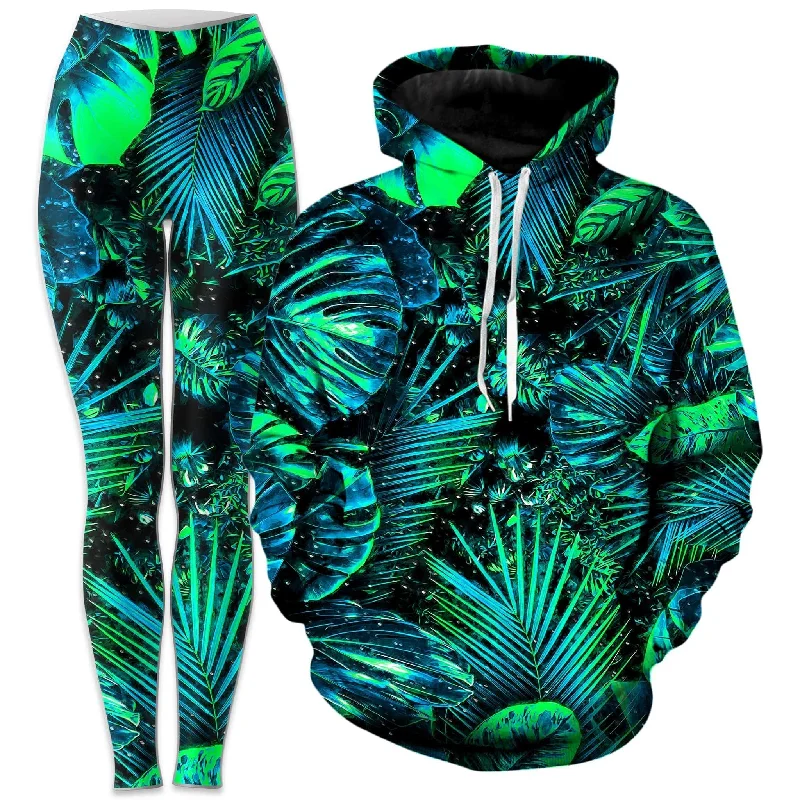 Junglist Tundra Hoodie and Leggings Combo Trendy Sports Performance Leggings