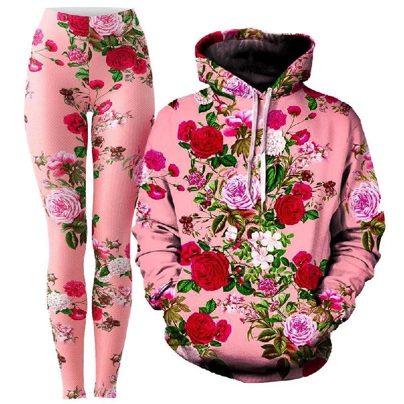 Pastel Hoodie and Leggings Combo Comfortable Plus Size Leggings