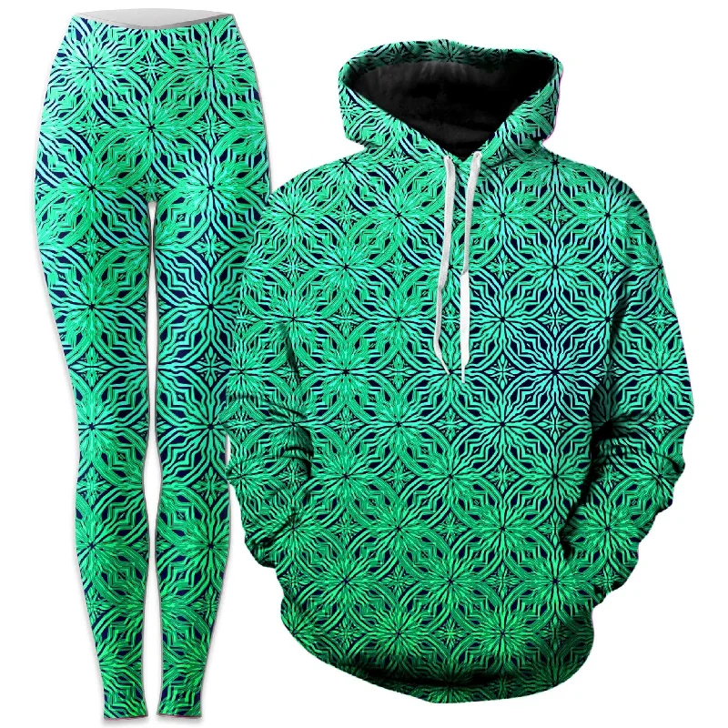 Psy Moski Foam Hoodie and Leggings Combo Comfortable Leggings with Pockets