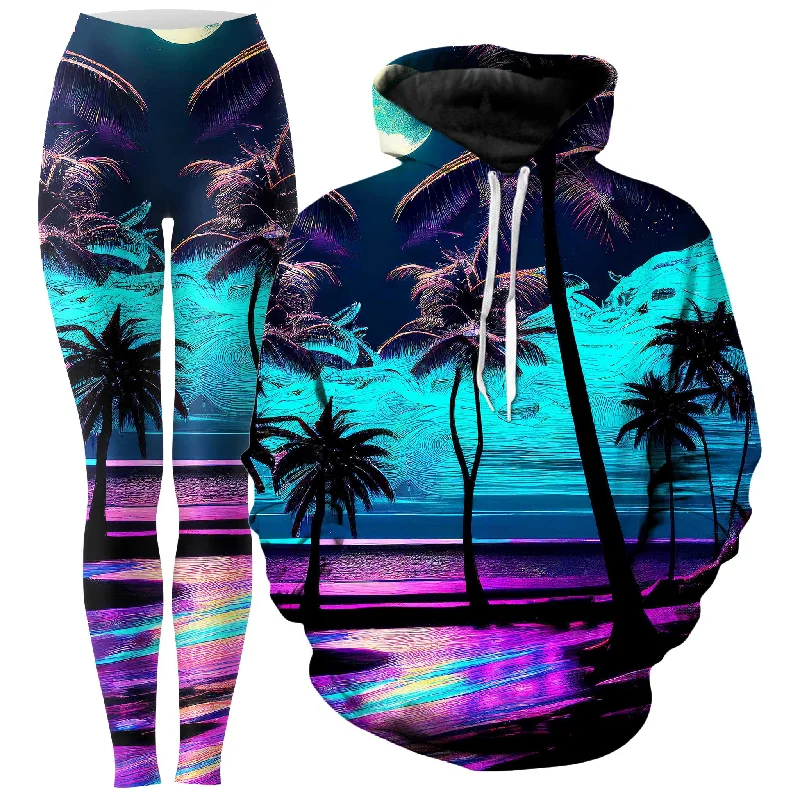 Spellbound Hoodie and Leggings Combo Comfortable Zip-Up Leggings