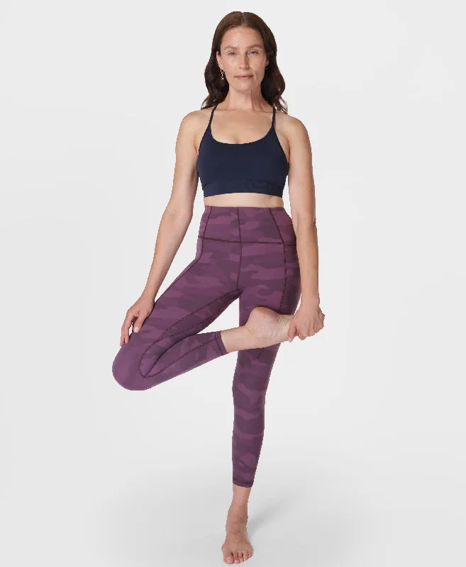 Super Soft 7/8 Yoga Leggings Sb6916a 78 Purple-Soft-Camo-Pri Cozy Warmth Leggings