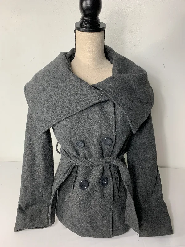 Ambiance Apparel Trendy Jacket Size Small One-Shoulder Jacket Off-the-Shoulder Jacket Asymmetrical Jacket