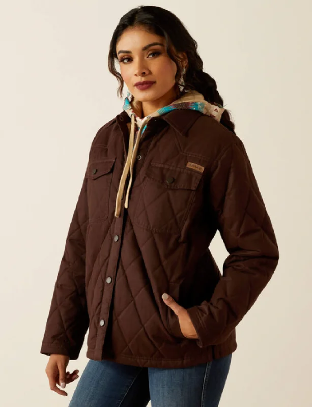 Ariat Grizzley Quilted Barn Jacket Women’s 10052401 Notch Collar Jacket Peter Pan Collar Jacket Cowl Neck Jacket Ariat Grizzley Quilted Barn Jacket Women’s 10052401 Notch Collar Jacket Peter Pan Collar Jacket Cowl Neck Jacket