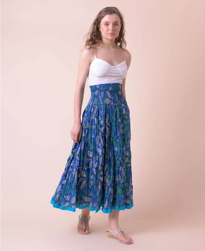 Arista Skirt - Salt Navy denim skirt fashionable