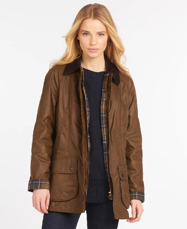 Beadnell Wax Jacket (Bark) Herringbone Jacket Checkered Jacket Solid Jacket