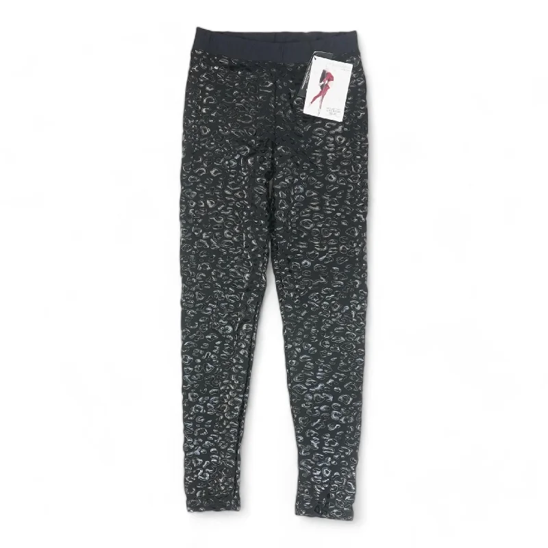 Black Animal Print Leggings Stylish Compression Fit Leggings
