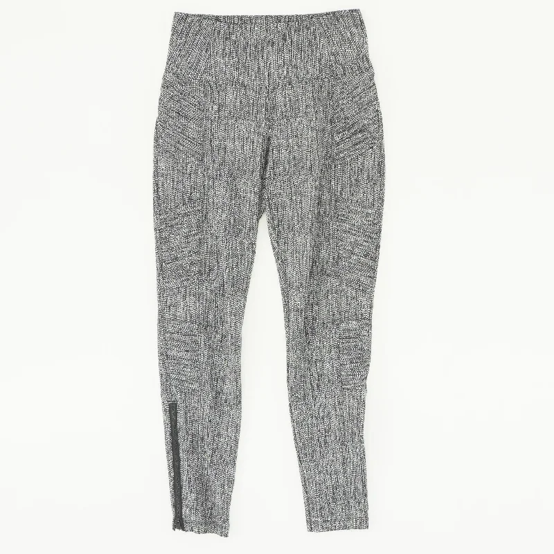 Black Graphic Leggings Cozy Yoga Compression Leggings