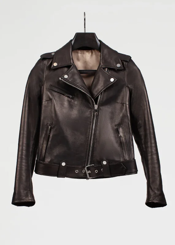 EVA BIKER LEATHER JACKET Denim Jacket Leather Jacket Suede Jacket