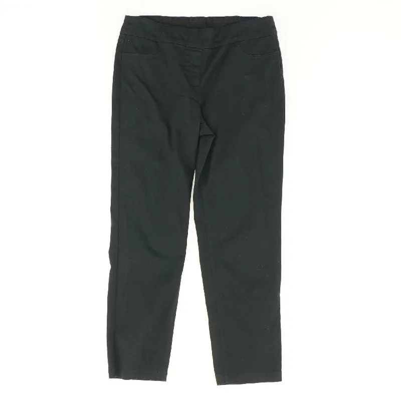 Black Solid Leggings Trendy Minimalist Leggings