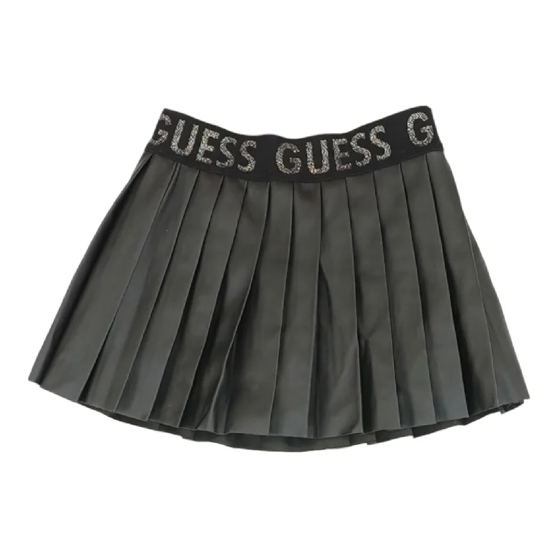 Black Solid Midi Skirt summer skirt style