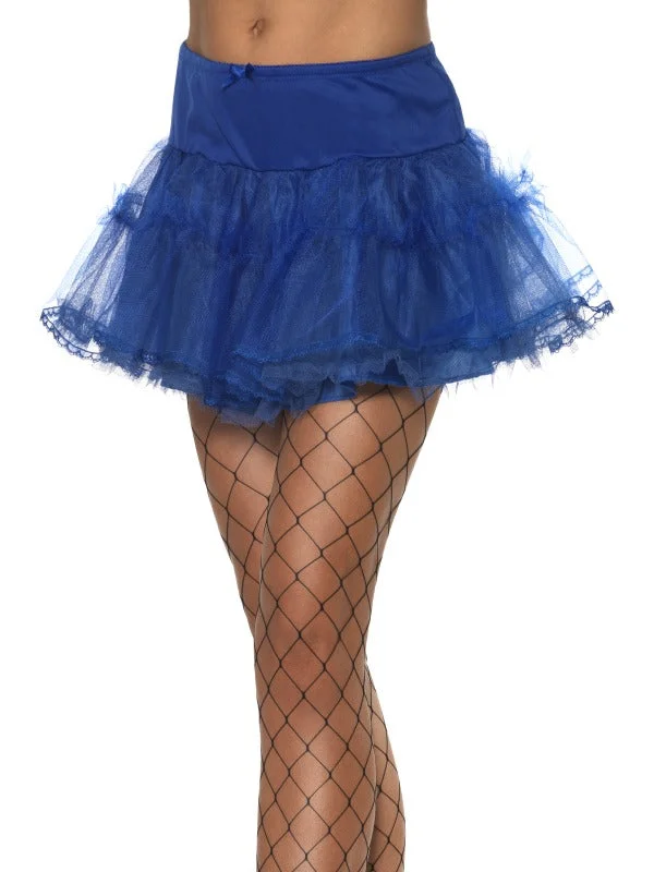 Blue Tulle Petticoat Delicate Skirt Accessory summer skirt style