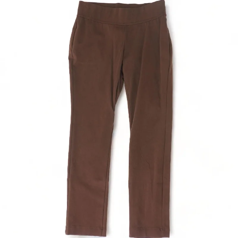Brown Solid Leggings Stylish Capri Leggings