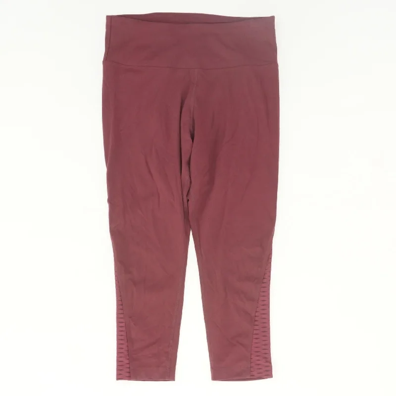 Burgundy Solid Leggings Stylish Ultra Stretch Leggings