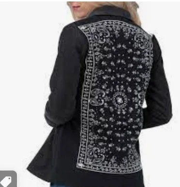 Cruel Denim Jacket Women’s CWJ7420002 Chenille Jacket Brocade Jacket Lace Jacket